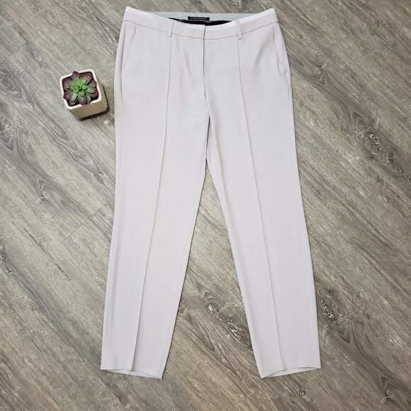Luisa Cerano * Tapered Pants * Lt Grey Sz 12 - Picture 2 of 6